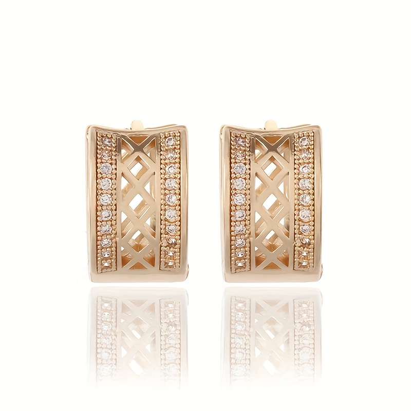 2pcs New Style Hoop Earrings Set for Men and Women
